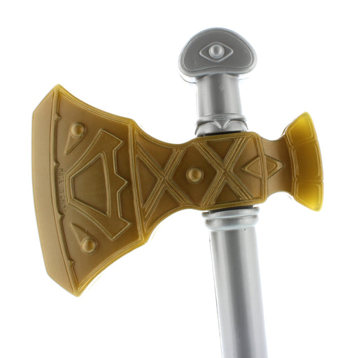 toy axe head detail in plastic