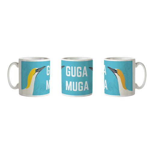 Mug GugaMuga shown from 3 angles