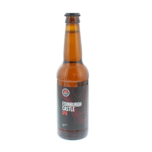 Bottle of edinburgh castle IPA beer 