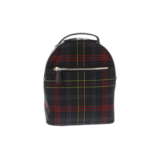 Edinburgh Castle Tartan Mini Backpack front view