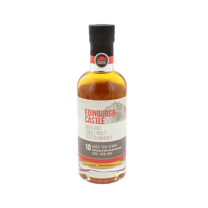 A 20clglass bottle of the official Edinburgh Castle Whisky