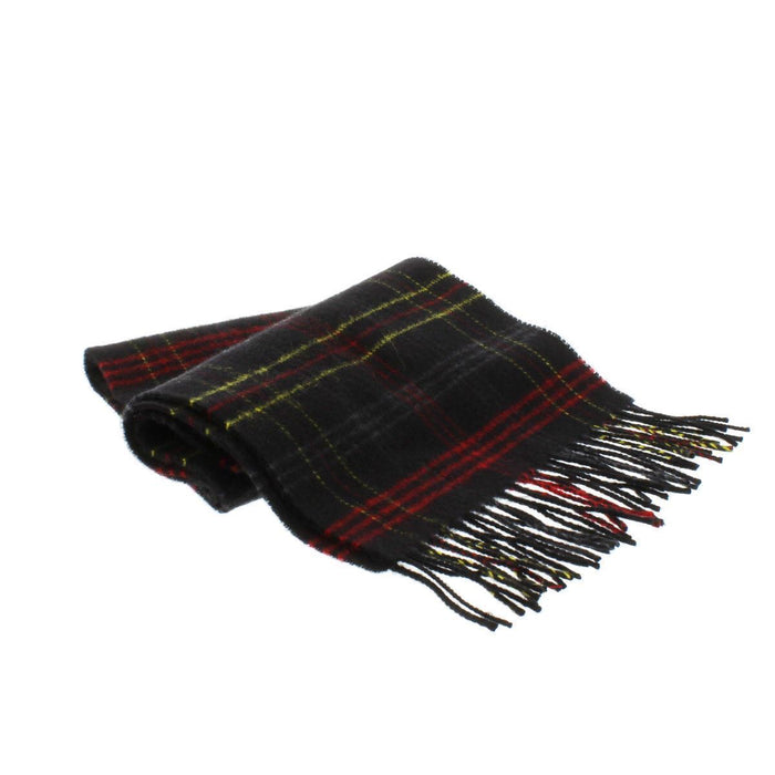 Edinburgh tartan lambswool scarf shown folded on a white background