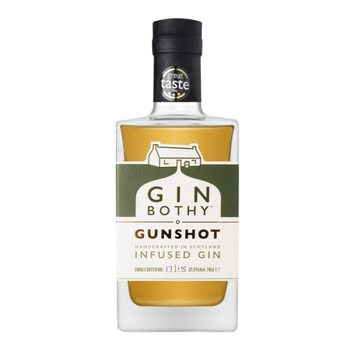 Bottle of Gin Bothy Gunshot Infused Gin on a white background - Image