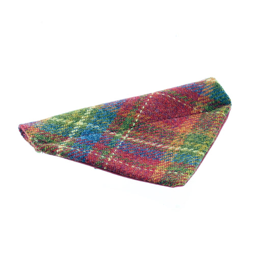 Red Tweed Tartan Cat Bandana 