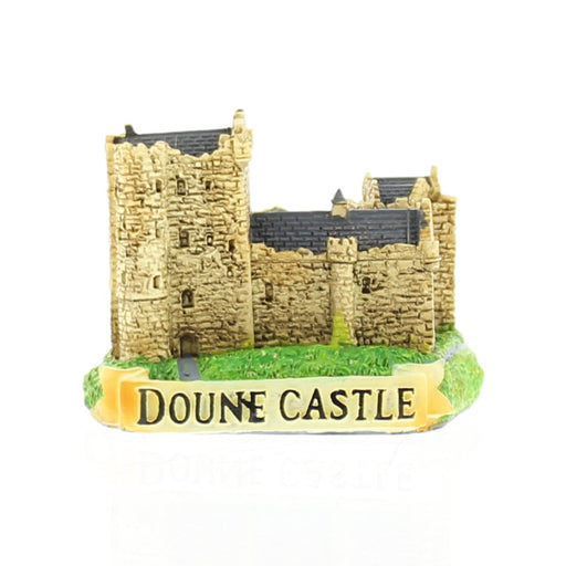 Small resin 3D model of Doune Castle. 