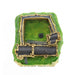 Birds eye view of the Doune Castle 3D resin model. 