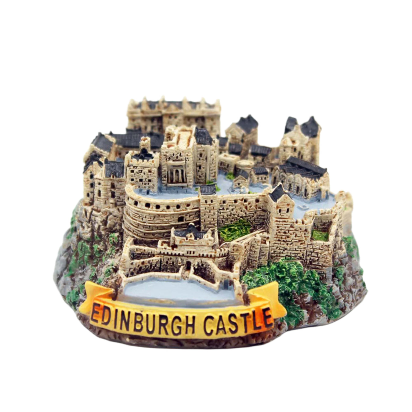Resin model of Edinburgh Castle and grounds.  - Image