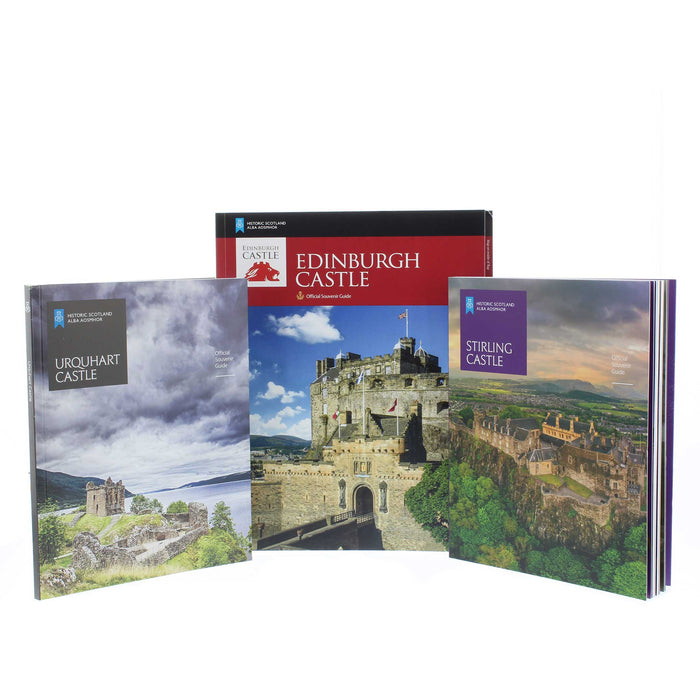 Urquhart, Edinburgh and Stirling Castle Souvenir Guidebooks. 