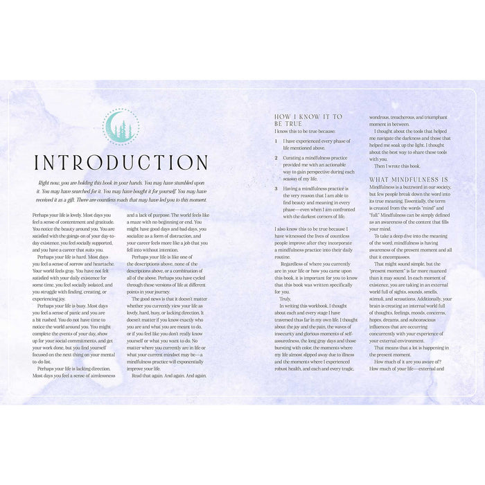 The Introduction pages of the book, 'Find Your Peace'. 