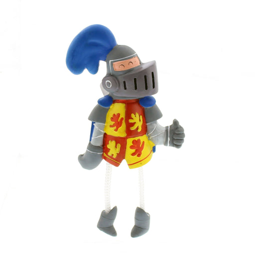 Magnet featuring a fun Scottish knight with stringy legs. 