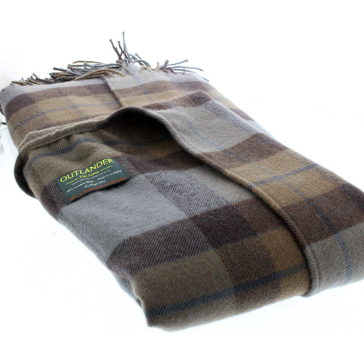 The official Outlander Tartan in the shape of a Serape. 