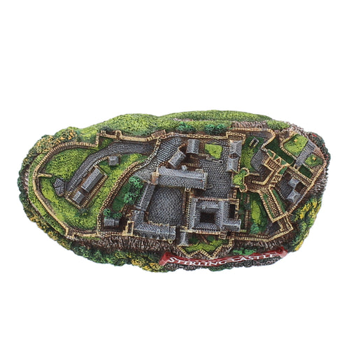 Small Resin model of the grounds of Stirling Castle, birds eye view