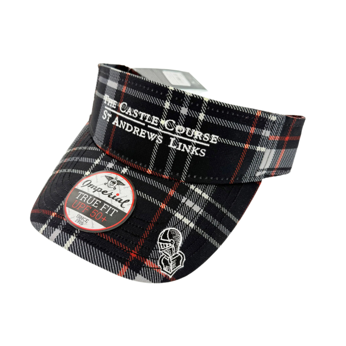 St Andrews Tartan Castle Golf Visor — Historic Scotland Shop display picture 2
