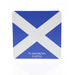 Classic Square coaster featuring the blue and white Scottish Saltire. 