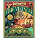 Book cover featuring colourful artwork of Vikings - Image