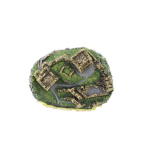 Small Resin model of the grounds of Urquhart Castle - birds eye view.