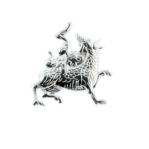Silver Maeshowe Dragon pin badge
