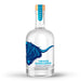 Twisted Highlander Scottish Island Vodka bottle with blue label on a white background - Image