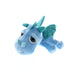 soft blue and green dragon toy. 