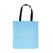 coast tote bag rear face with swirling stylized wave design pattern in light blue