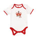 Babygrow with embroidered crown design