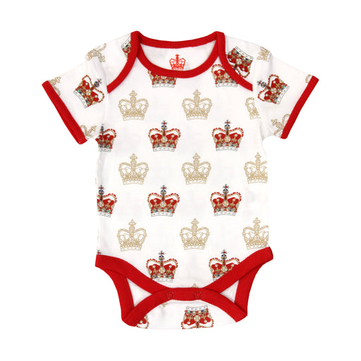 Royal Crown Babygrow with crown design, front