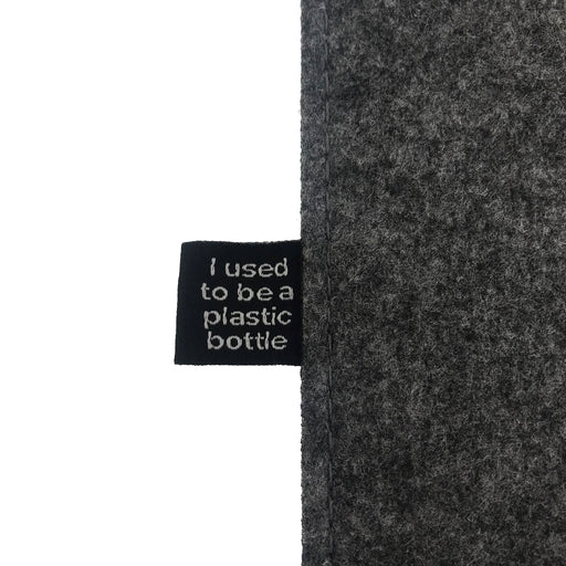 edinburgh castle felt recycled bottle bag label