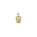 22ct Gold Plated crown charm