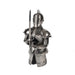 metal knight bottle holder shown at angle