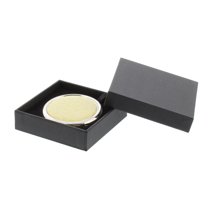 Lace Keys Compact Mirror shown in box