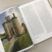 mousa to mackintosh publication example of inner page showing Caerlaverock castle colour photo and text
