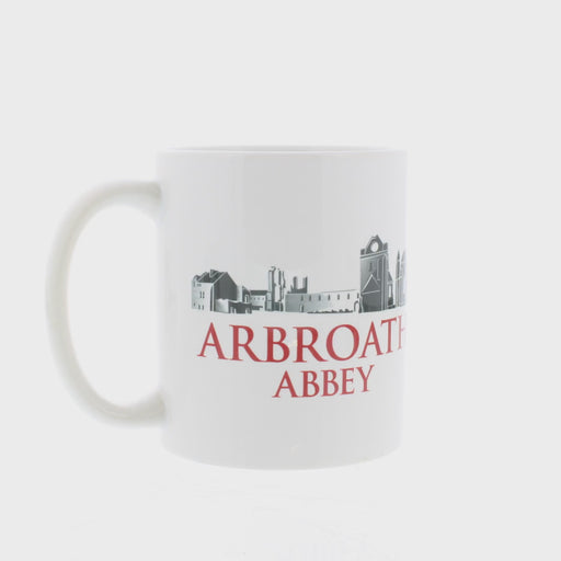 Arbroath Abbey coffee mug rotating 360 degree view