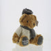 360 degrees rotating view of teddy view wearing hat scarf & jumper