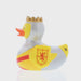 robert the bruce rubber duck complete with sprider motif on the tail 