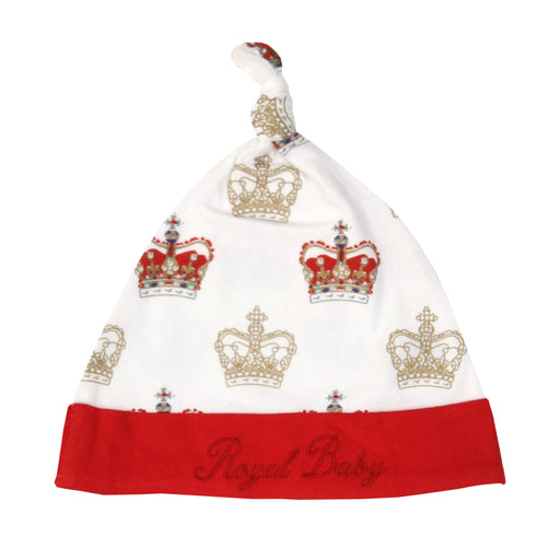 Royal Crown Baby Hat featuring crown design