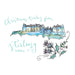 stirling castle christmas card design detail with words christmas wishes from