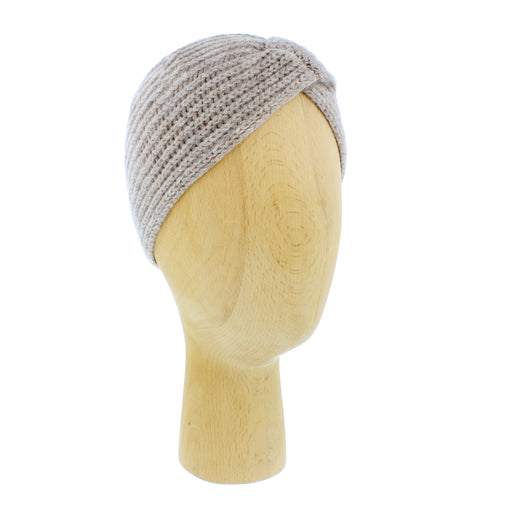 knitted stone woolen headband