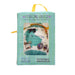 A Stirling Castle themed Christmas decoration in its original mint green and light blue packaging box with a yellow handle, on a white background. - Image