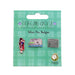 Packaged Stirling Castle mini pin badges on a green plaid background - Image