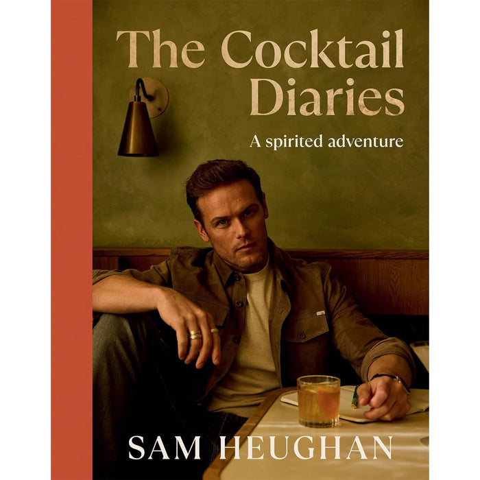 Book cover of 'The Cocktail Diaries' featuring a man sitting at a table with a drink. - Image