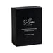 Black presentation box for the Highland Cow bottle pourer with 'Selbrae House' branding on a white background - Image