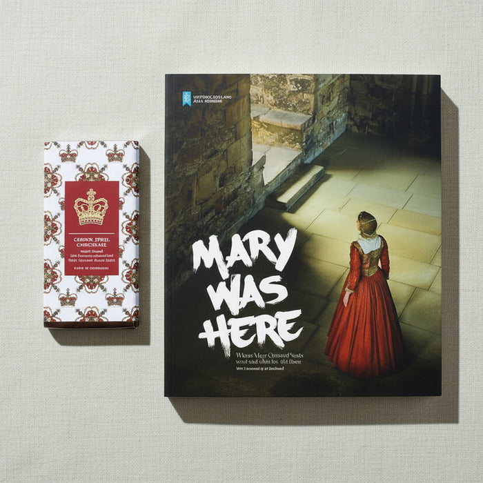 Crown Chocolate Bar with the Mary Was Here publication - Image