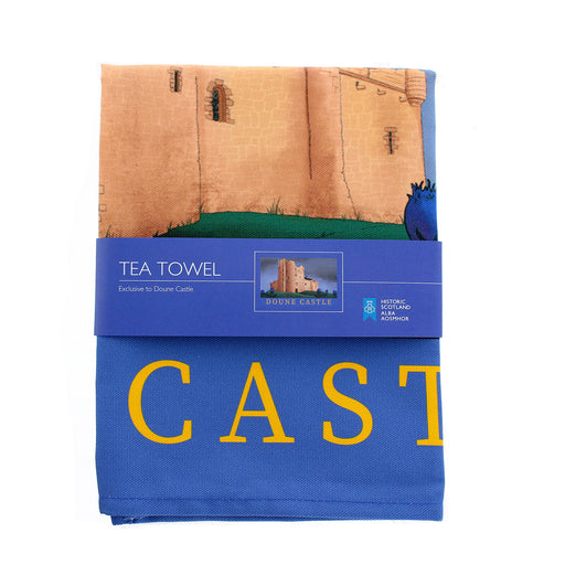 Tea towel with Doune Castle design  - Image