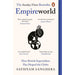 Book cover of 'Empireworld' by Sathnam Sanghera with a lion and globe design. - Image