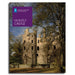 Official Souvenir Guide to Huntly Castle, Scotland, featuring a purple title block on the cover with a photograph of the stone castle surrounded by autumn trees. - Image
