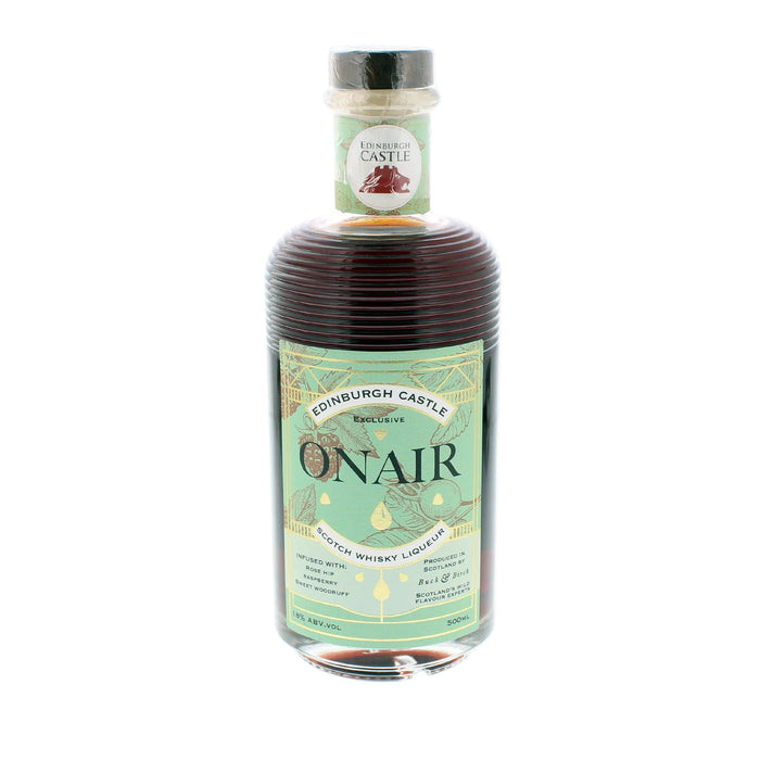 50cl bottle of Onair liqueur against a white background. - Image
