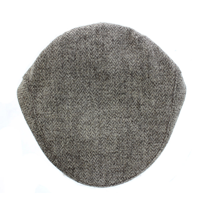 Tweed flatcap on a white background - Image