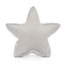 Back of a silver star plush soft toy  - Image