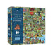 Jigsaw puzzle box featuring a map of Scotland with various landmarks and Gibsons branding. - Image