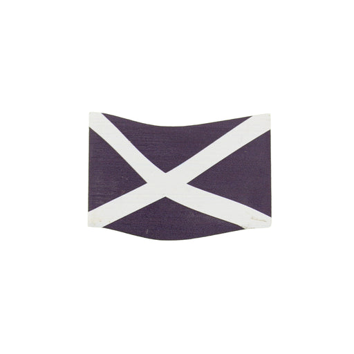 A small rectangular flag magnet featuring the Scottish saltire design. - Image